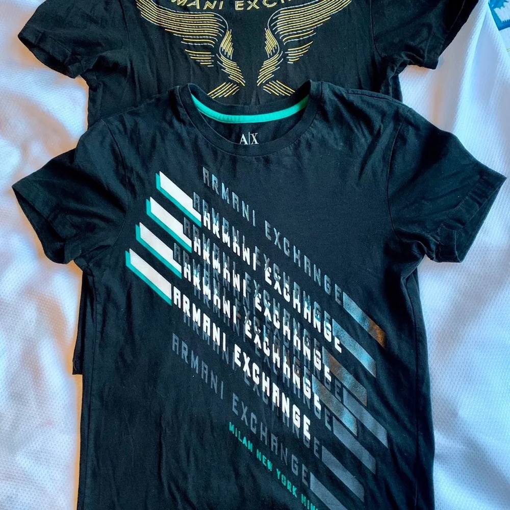 Two of Mens XS Armani Exchange t-shirts